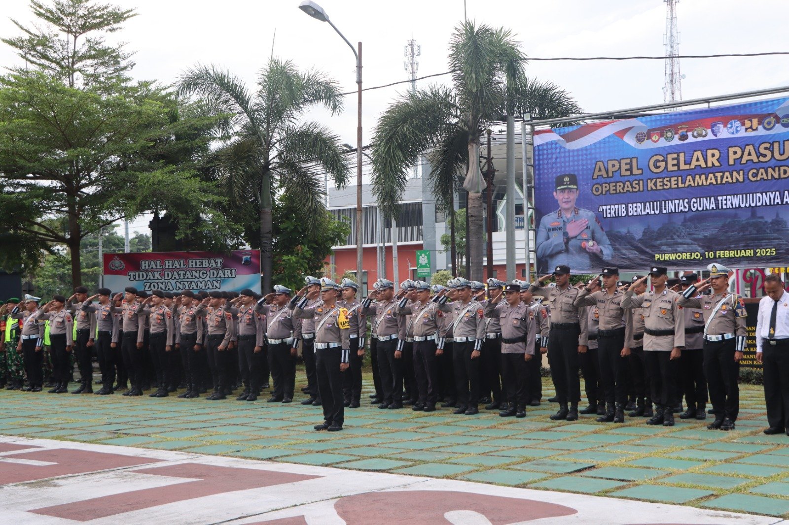 Polres Purworejo Gelar Pasukan Operasi Keselamatan Candi 2025, Fokus Tertib Berlalu Lintas