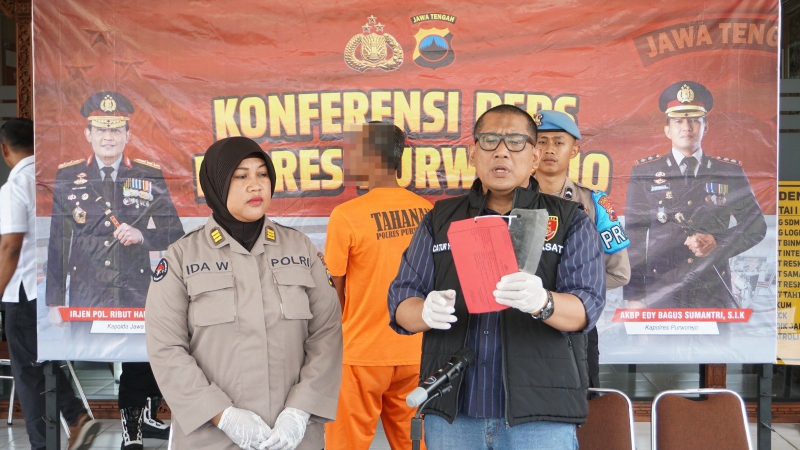 Polres Purworejo Berhasil Ungkap Kasus Premanisme, Pelaku Ancam Satpam dengan Golok