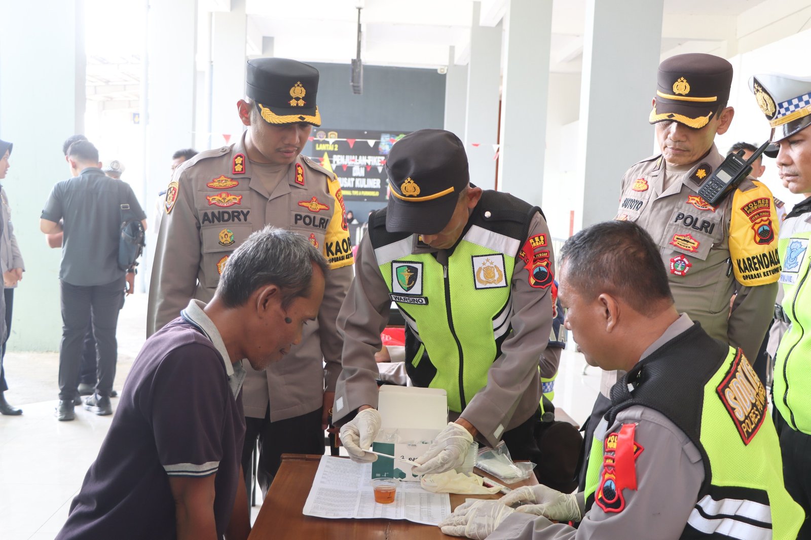 Kapolres Purworejo Pimpin Ramp Check di Terminal: Pastikan Kendaraan dan Pengemudi dalam Kondisi Prima