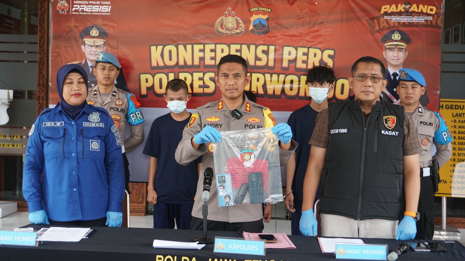 Polres Purworejo Ungkap Komplotan Pencuri Kambing, 5 Pelaku Diamankan Termasuk 2 Anak di Bawah Umur