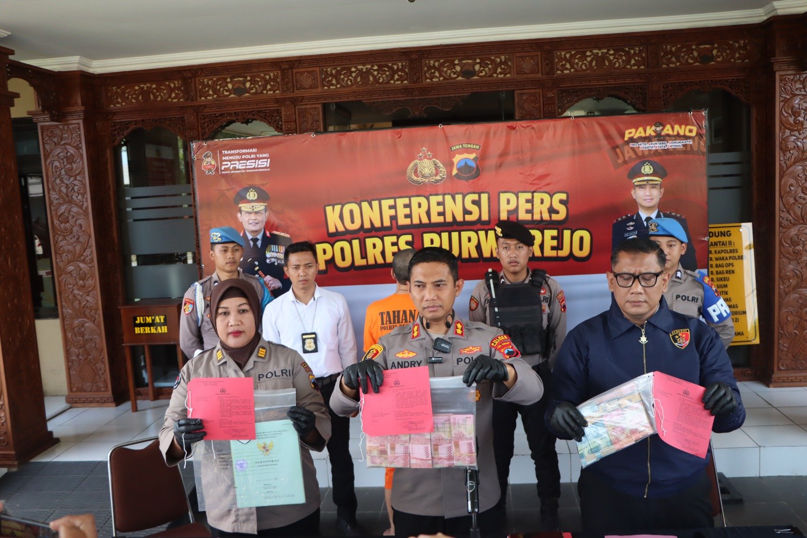Polres Purworejo Ungkap Korupsi Kredit Fiktif Rp 3,4 Miliar di Bank BPR Purworejo
