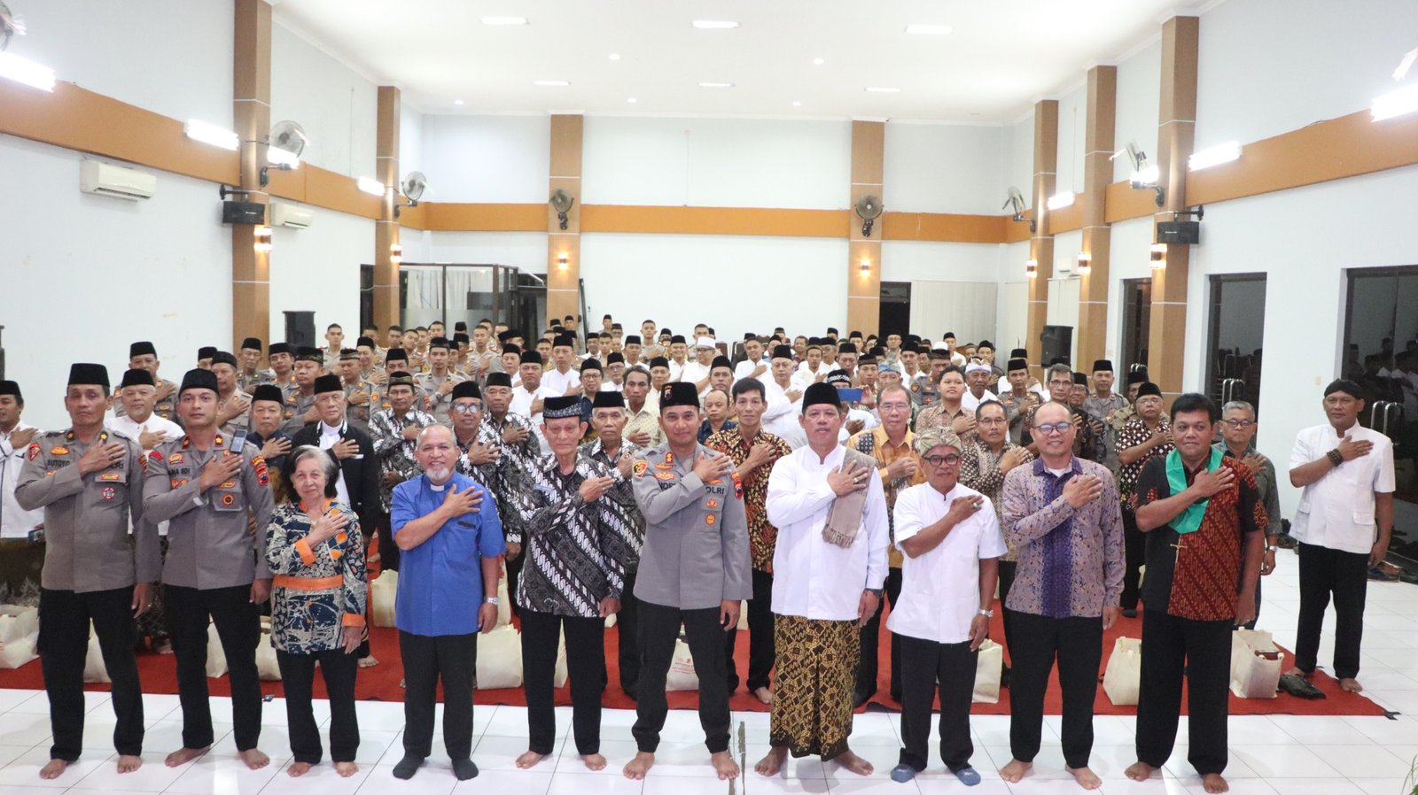 Harmoni di Bhayangkara ke-79: Polres Purworejo Gelar Doa Lintas Agama, Kokohkan Persatuan