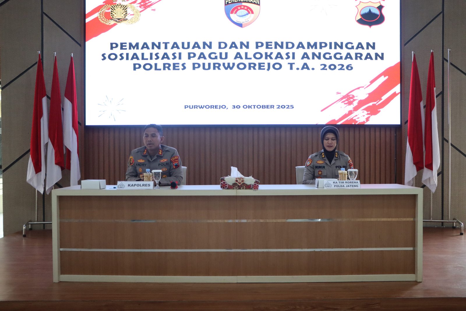 Alokasi Anggaran Polres Purworejo TA 2026 Turun, Belanja Modal Rp3 Miliar Bakal Bangun Mapolsek Bagelen