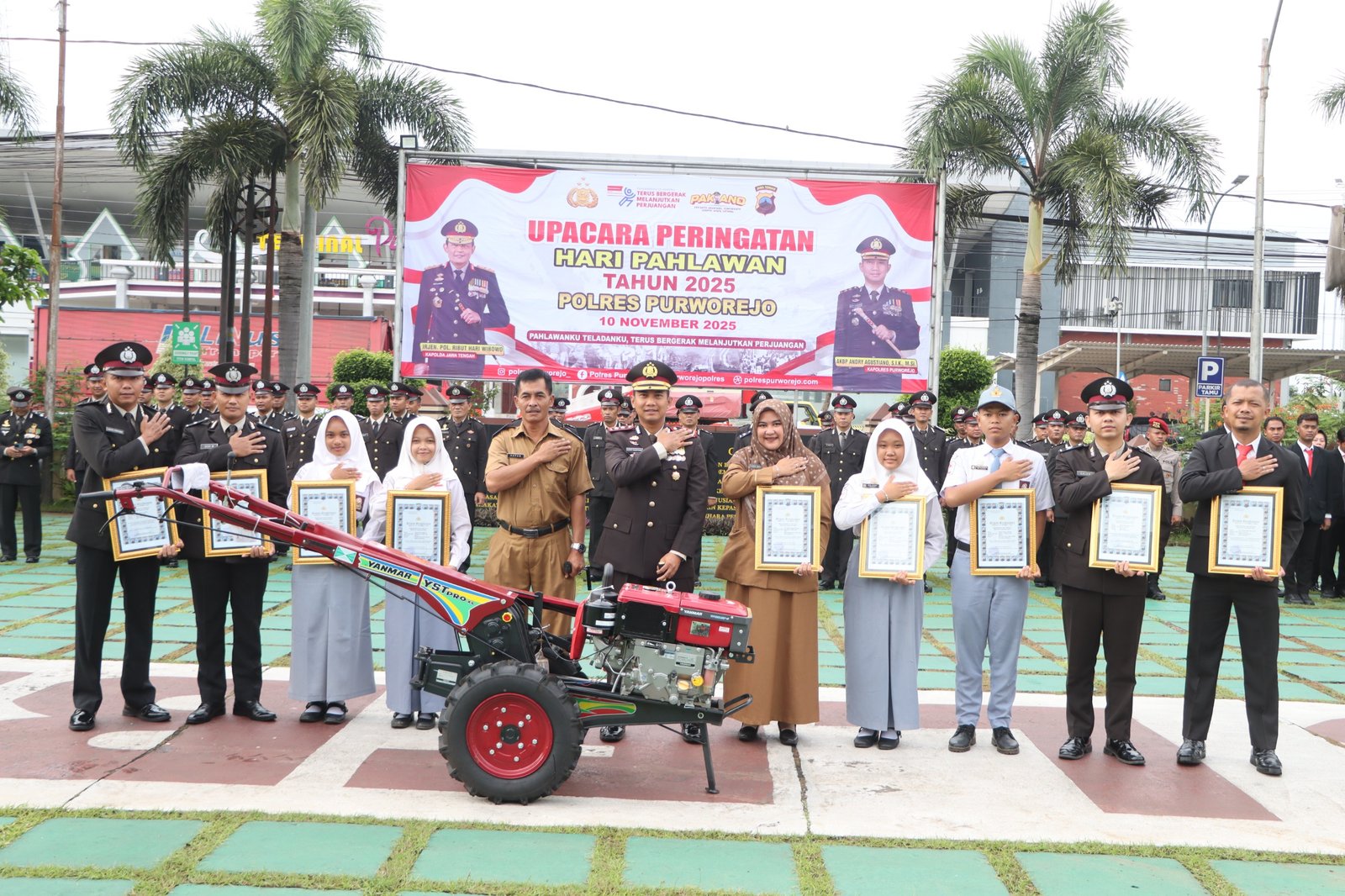 Semangat Hari Pahlawan: Polres Purworejo Beri Penghargaan Spektakuler untuk Prestasi Anggaran hingga Level Internasional!