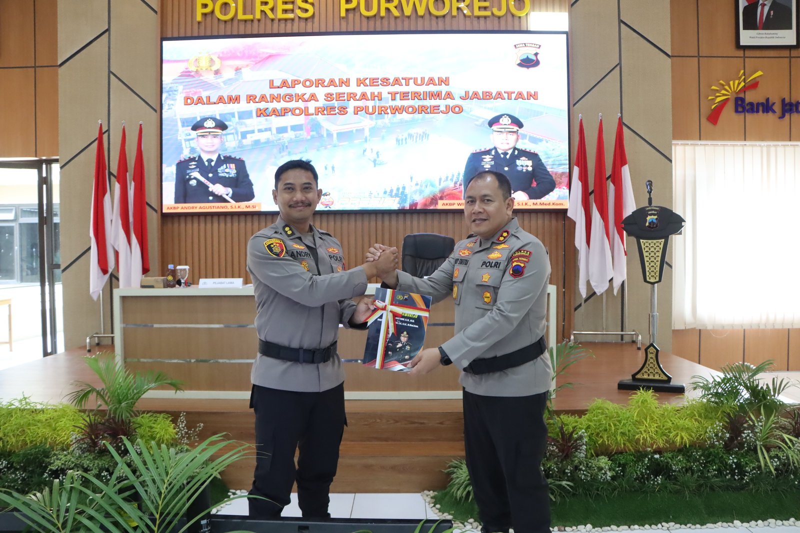 Tongkat Komando Berganti, AKBP Windy Syafutra Siap Jaga Kamtibmas Purworejo
