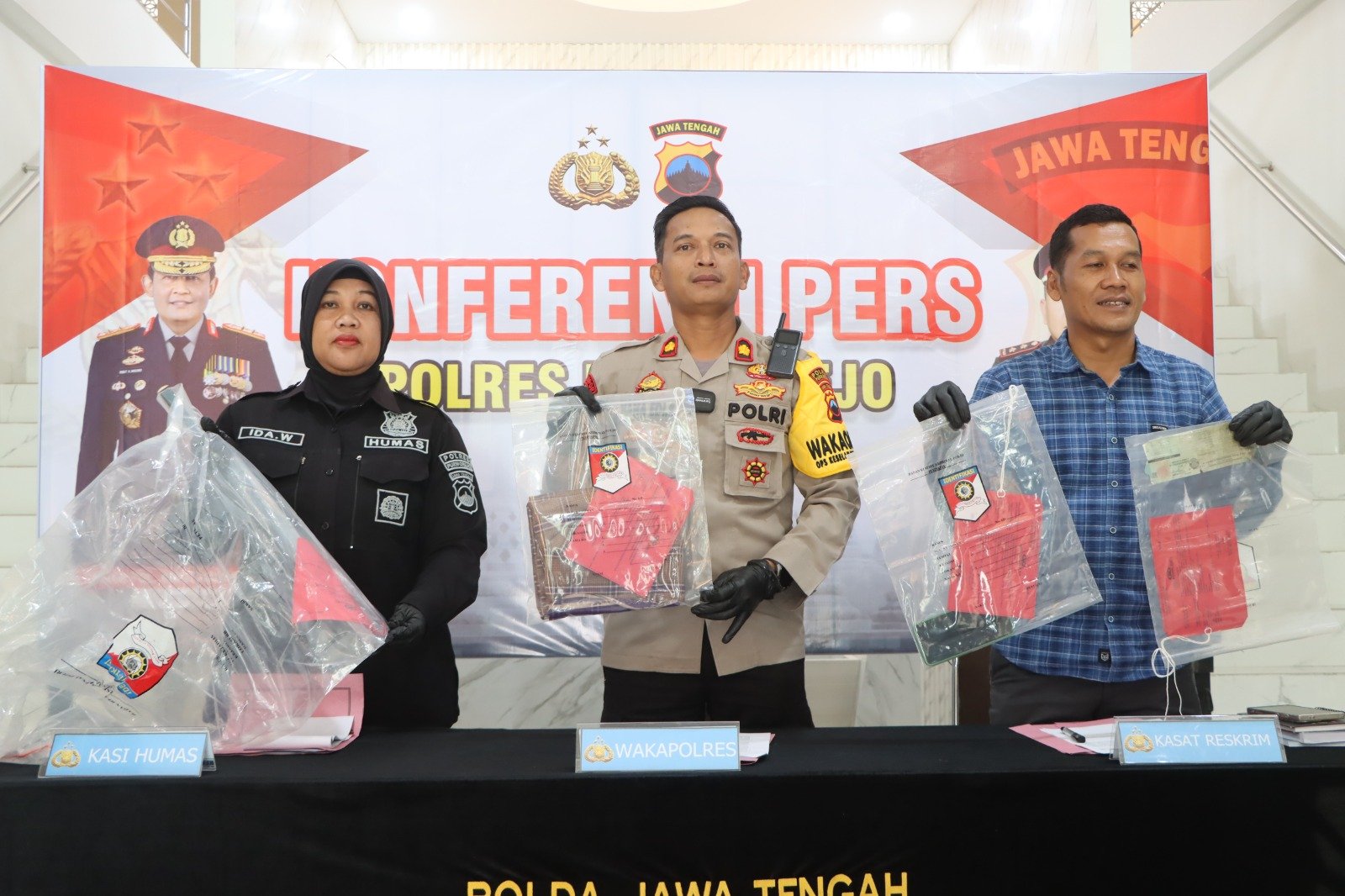 Polres Purworejo Bekuk Pelaku Curas Maut di Desa Mudalrejo: Korban Tewas dengan 5 Luka Tusuk