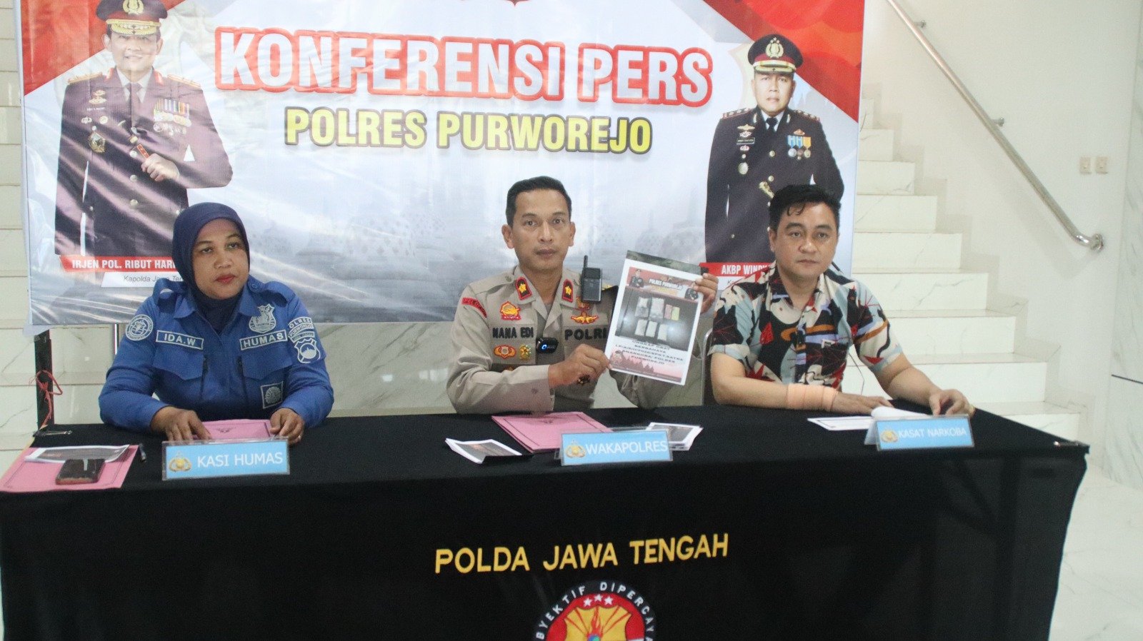 Edarkan Obat Tanpa Izin, Warga Kebumen Terancam 12 Tahun Penjara di Polres Purworejo