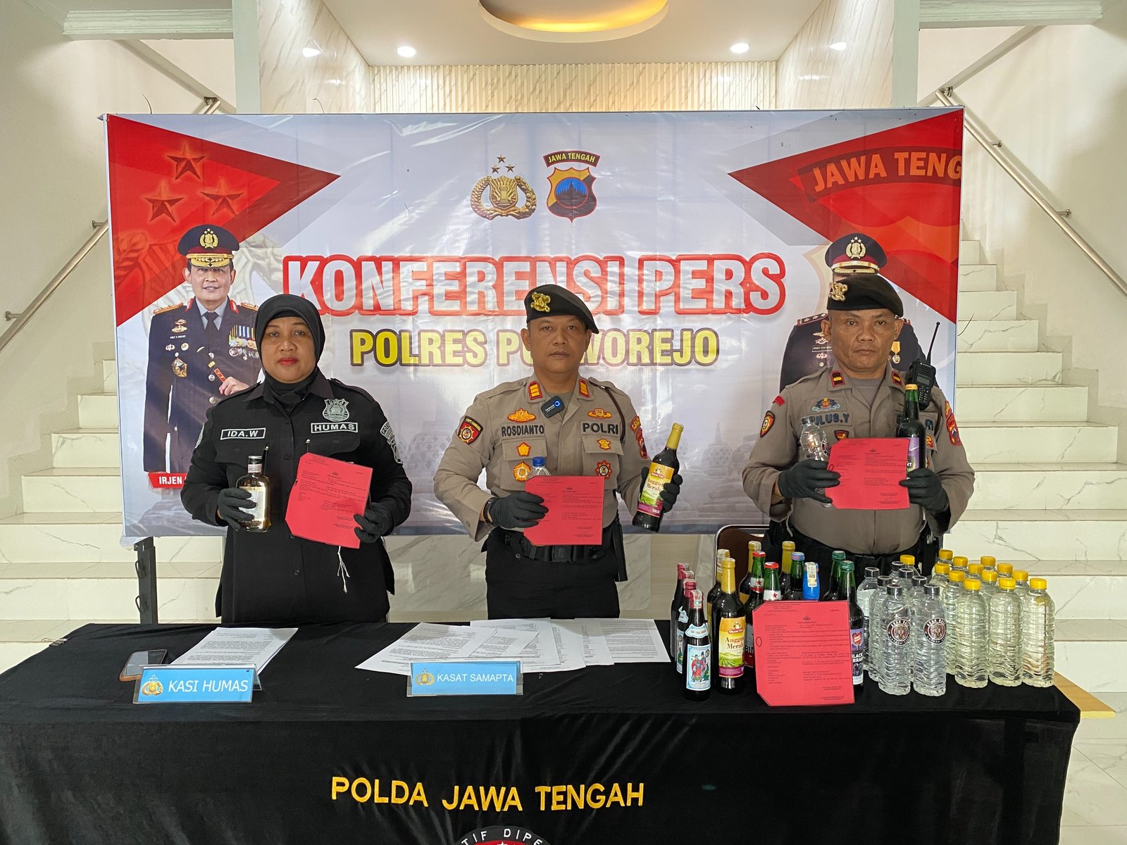 Polres Purworejo Tindak Tegas Pelanggar Perda Miras: Enam Tersangka Terancam Denda Puluhan Juta