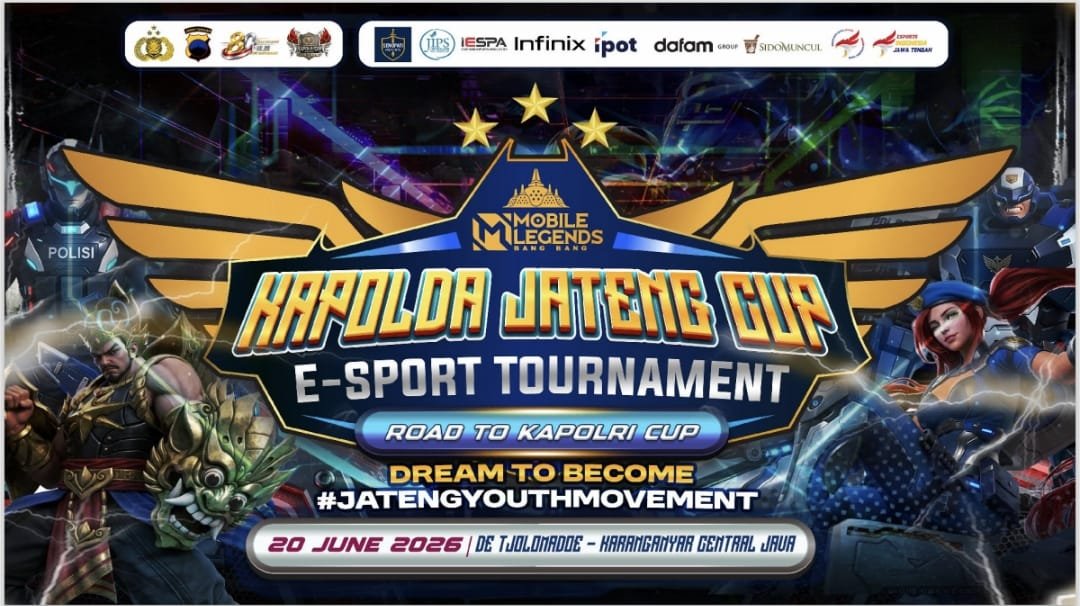Bukan Sekadar Kejuaraan, Turnamen E-Sport Kapolda Jateng Cup 2026 Suguhkan Cosplay, Meet & Greet, Food Festival hingga Pelayanan Kesehatan Gratis