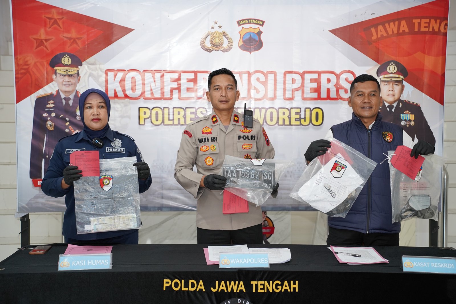 Polres Purworejo Ungkap Kasus Curanmor di Masjid Agung, Pelaku Terlilit Masalah Ekonomi Akibat Judi Online