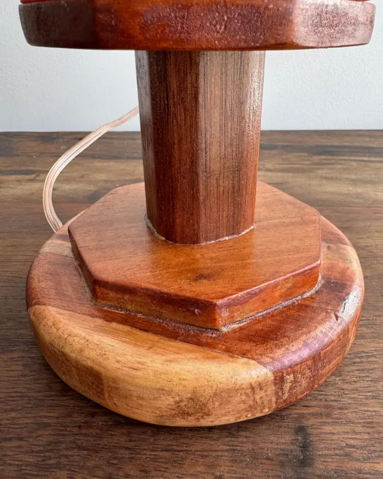 Lámpara de Mesa Prisma Naranja