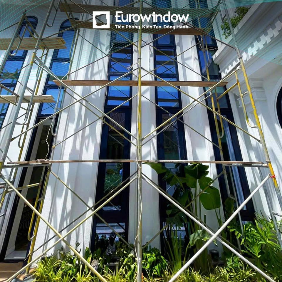 Thử nghiệm độ kín nước Cấp 9 của cửa nhôm Eurowindow