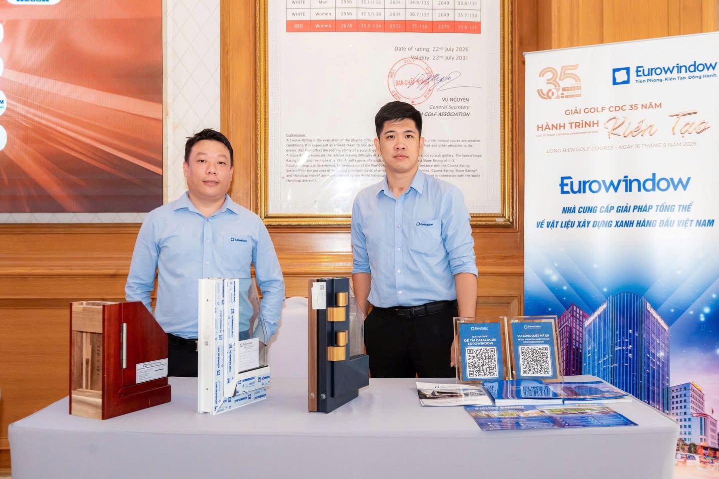 Tổng Giám đốc Eurowindow Nguyễn Cảnh Hồng tại Giải Golf CDC