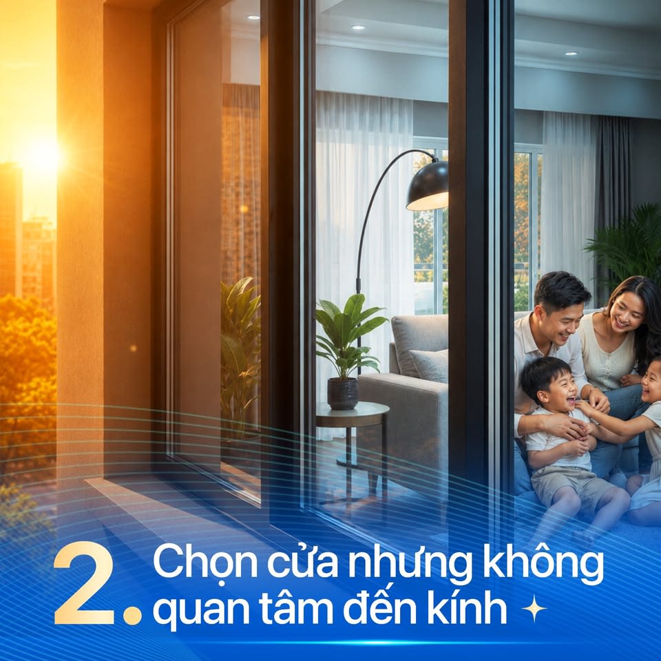Lựa chọn giải pháp kính cách âm cách nhiệt theo hướng nắng