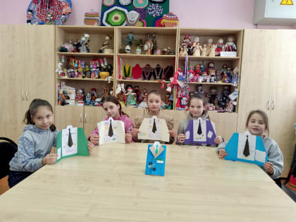 Мастер-класс «Открытка для папы»