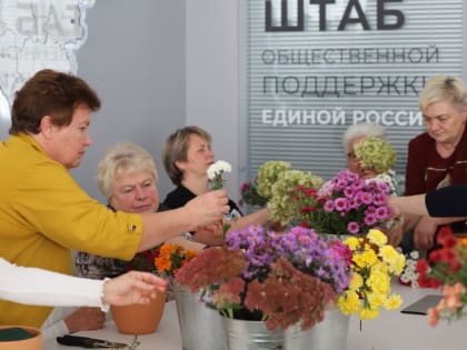 Поддержка пожилых людей в рамках проекта «Единой России»