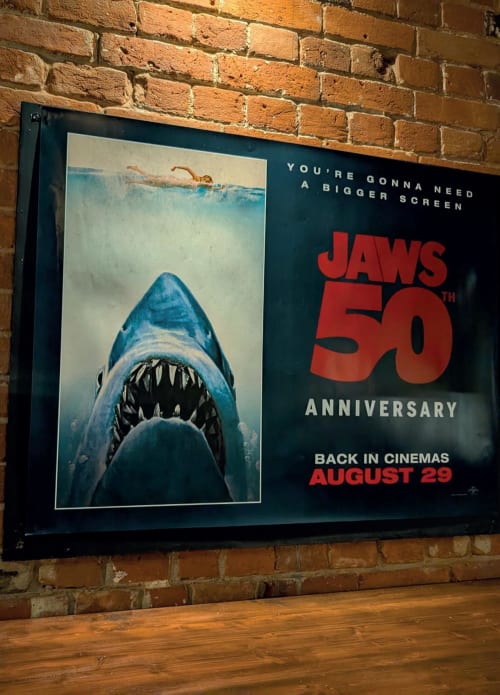 Jaws 50th anniversary poster