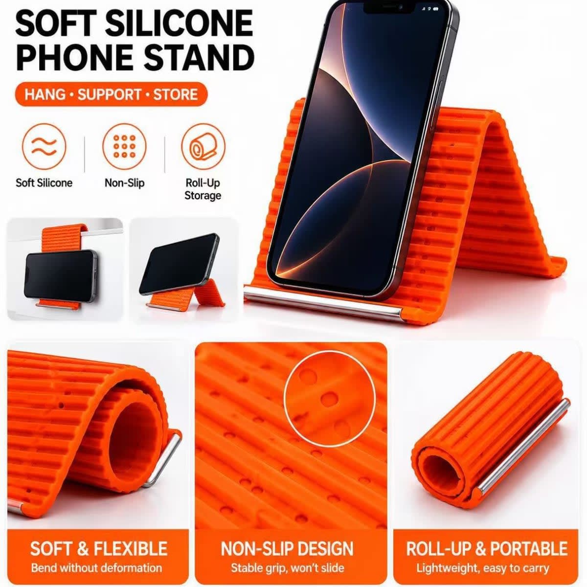 Foldable Silicone Phone Stand
