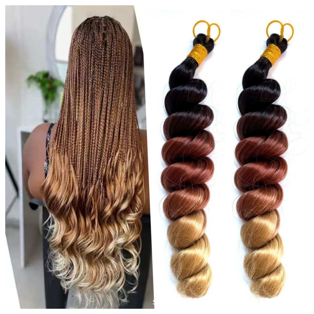 14" 75g French Curl Hair Bundle 2