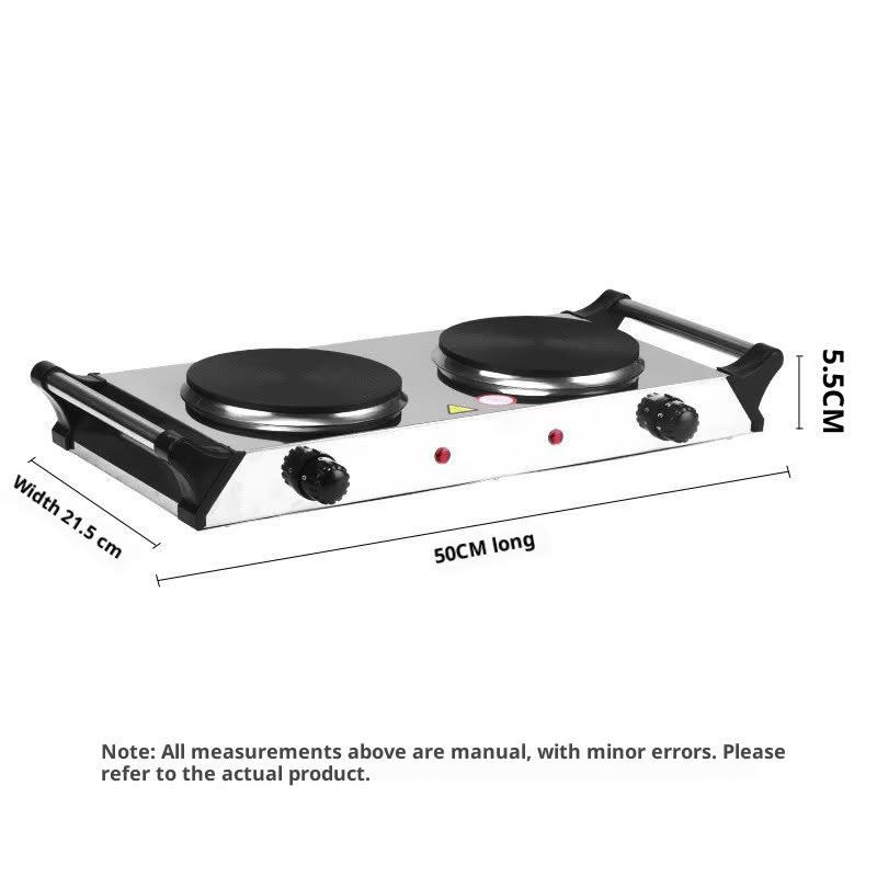 Double Hotplate with Handle