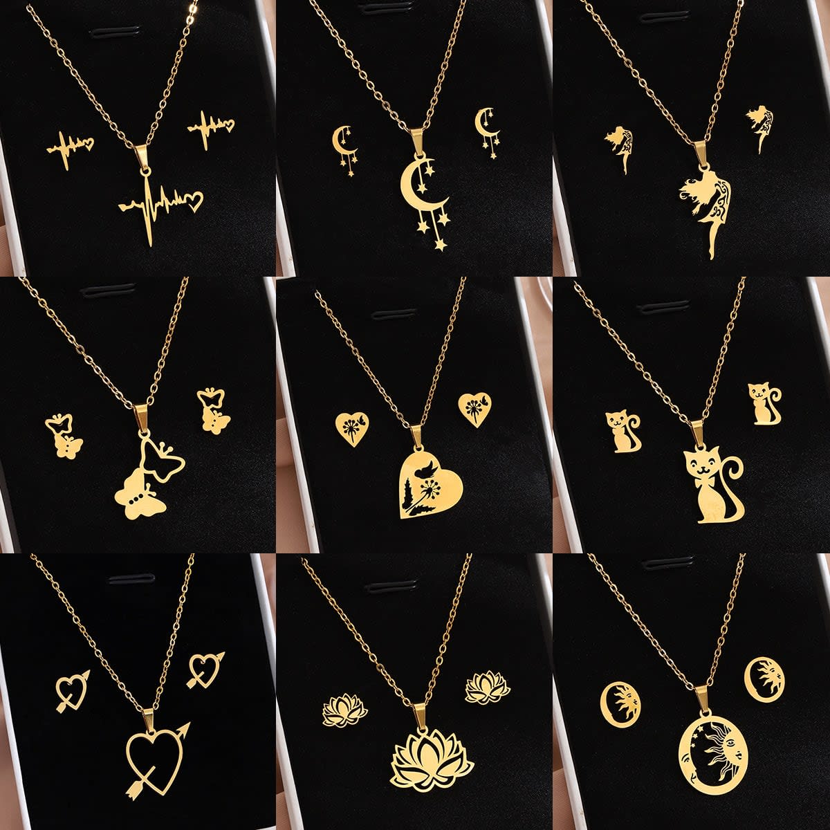 Stainless steel Jewelry Set