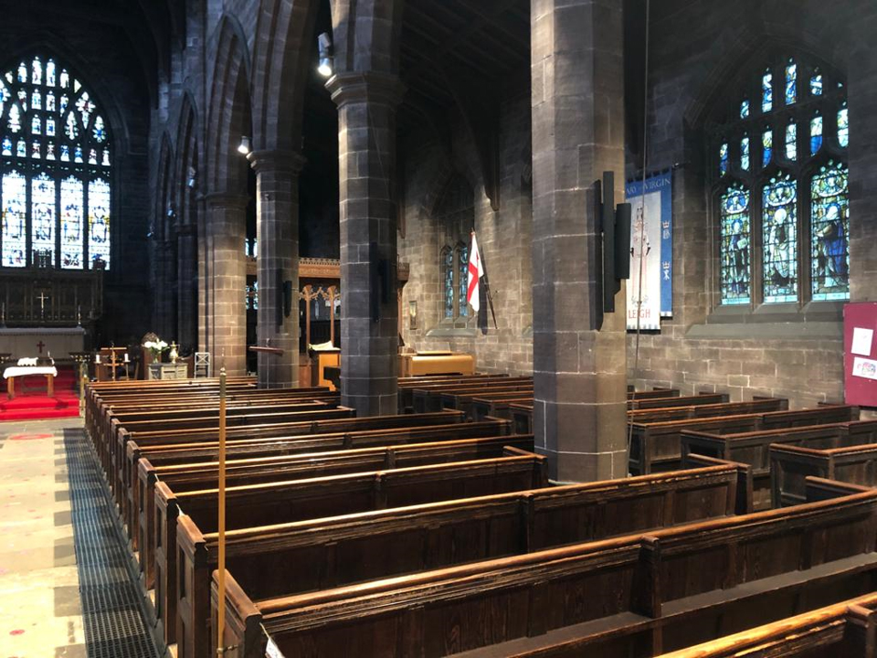 Dante audio system church analog snake vs Ethernet cable comparison