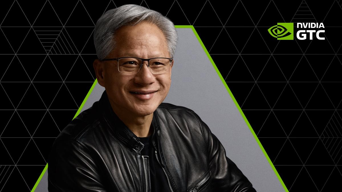 AI developer conference 2026 GTC keynote stage with NVIDIA branding