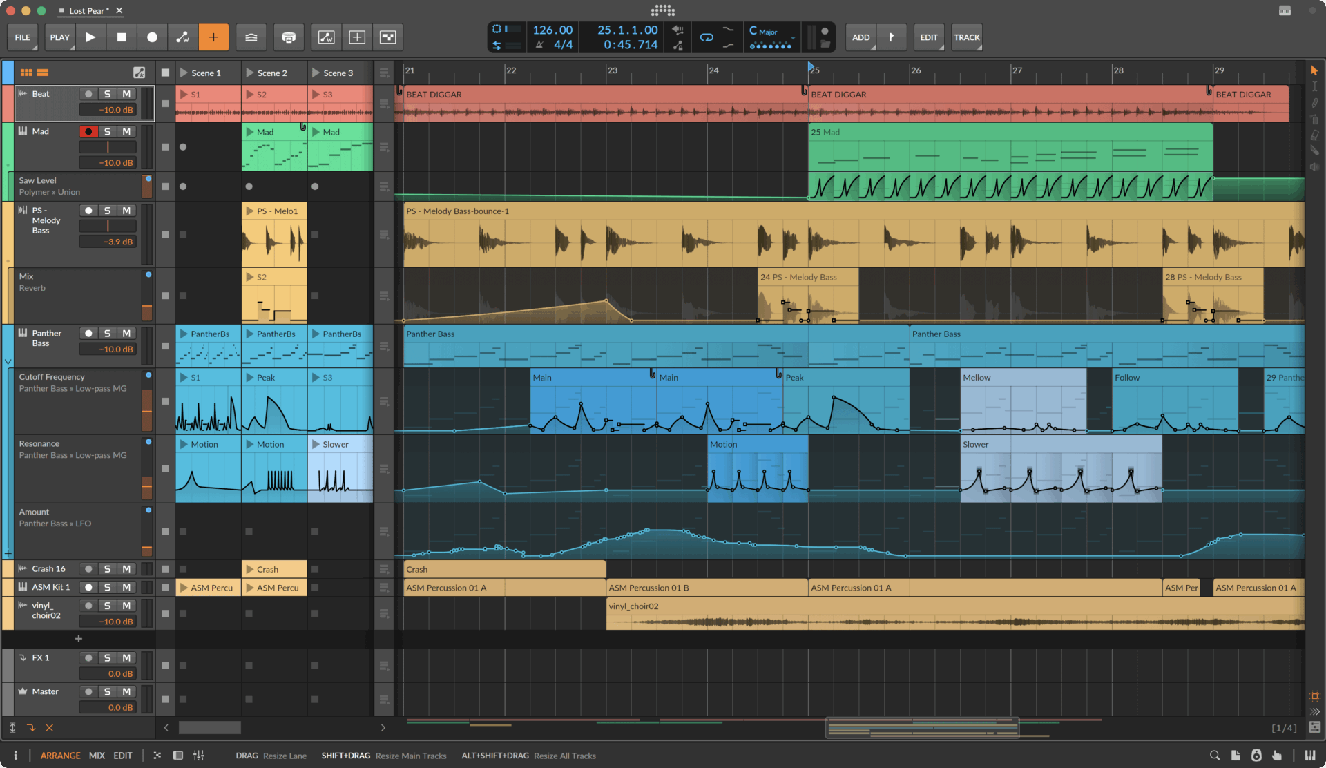 Bitwig Studio 6 automation clips feature