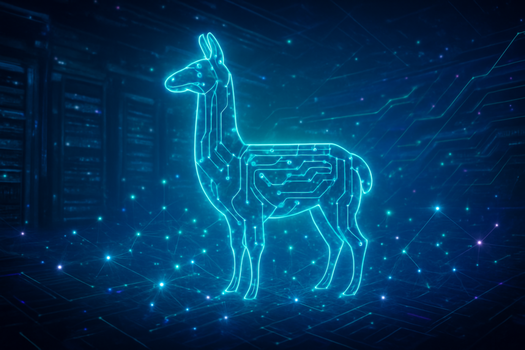 Meta Llama 4 Scout enterprise deployment architecture diagram