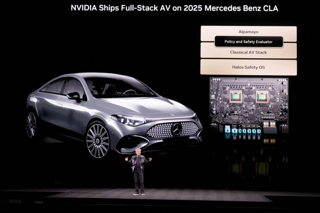 CES 2026 AI keynote - NVIDIA CEO Jensen Huang on stage