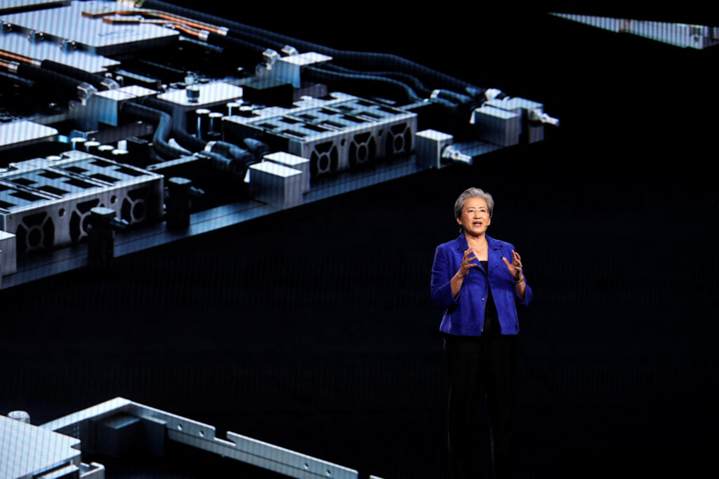 CES 2026 AI chip announcements - AMD keynote presentation