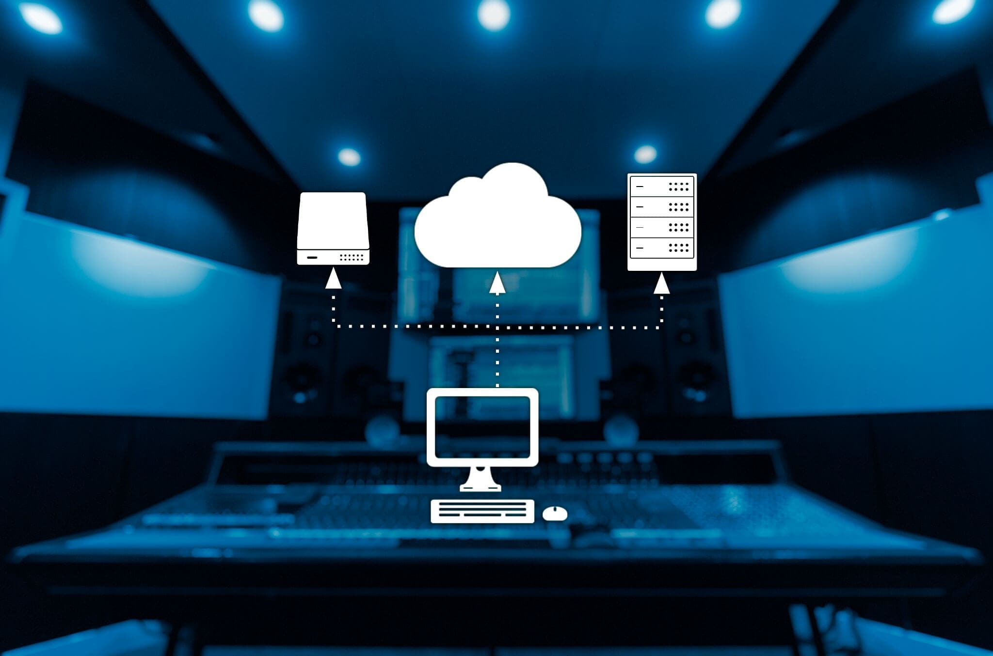 3-2-1 백업 규칙 다이어그램: 음악 프로젝트 아카이빙 전략