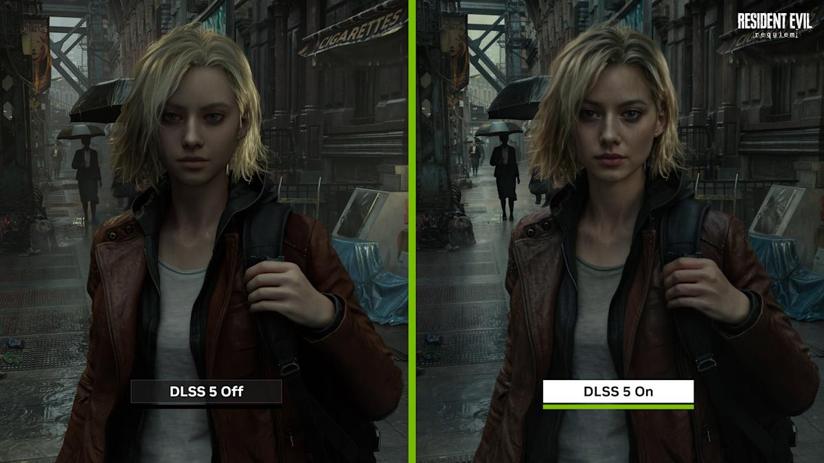 NVIDIA DLSS 5 포토리얼 라이팅 비교