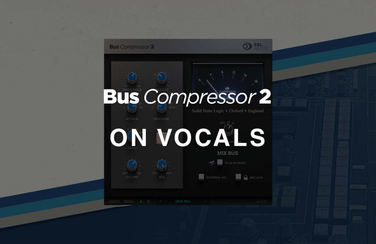 SSL Native Bus Compressor 2 on vocals session