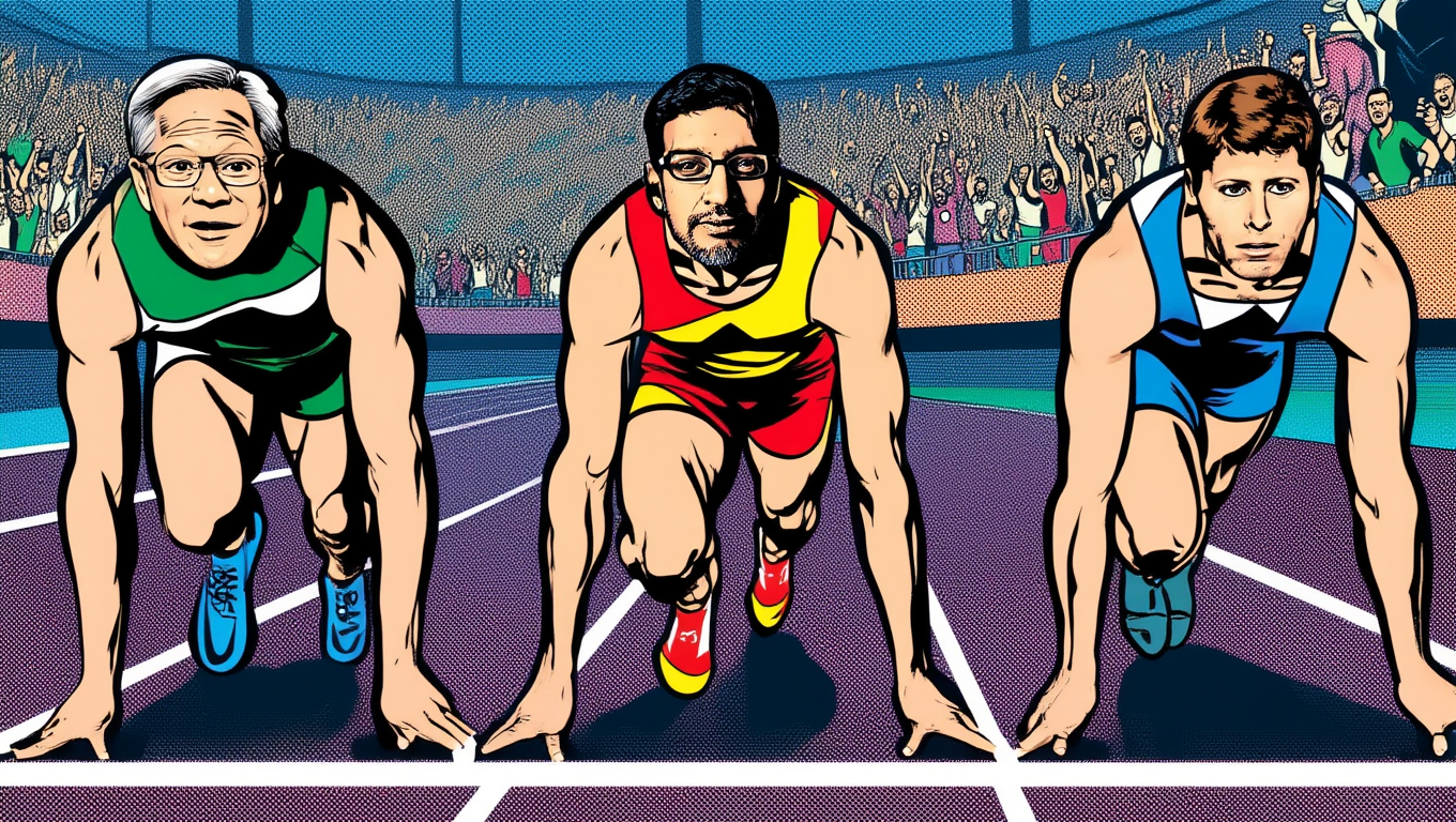 AI predictions 2026 competition NVIDIA OpenAI Google