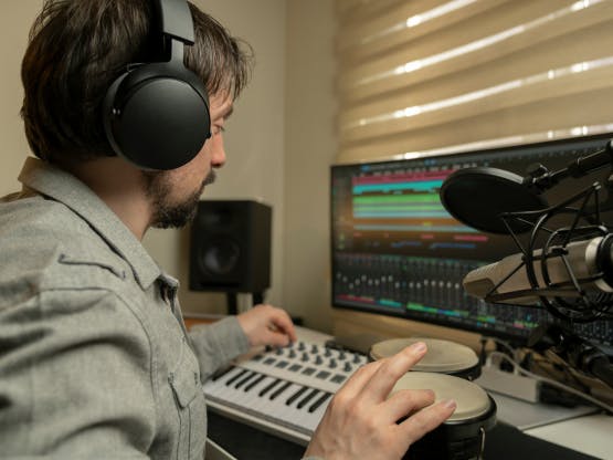 home studio 2026 upgrade with acoustic treatment panels and monitor speakers