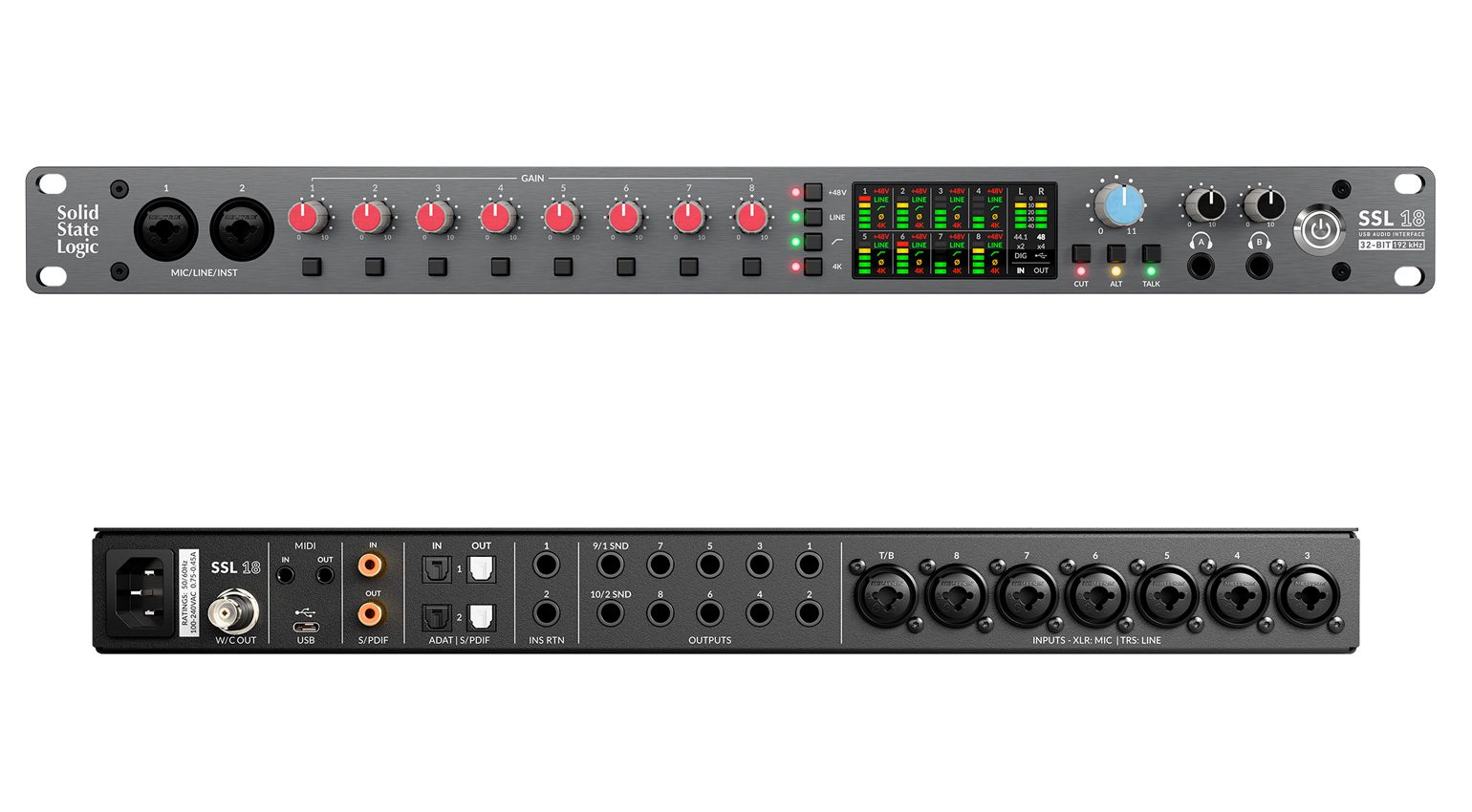 Best audio interfaces 2025 SSL 18 rackmount