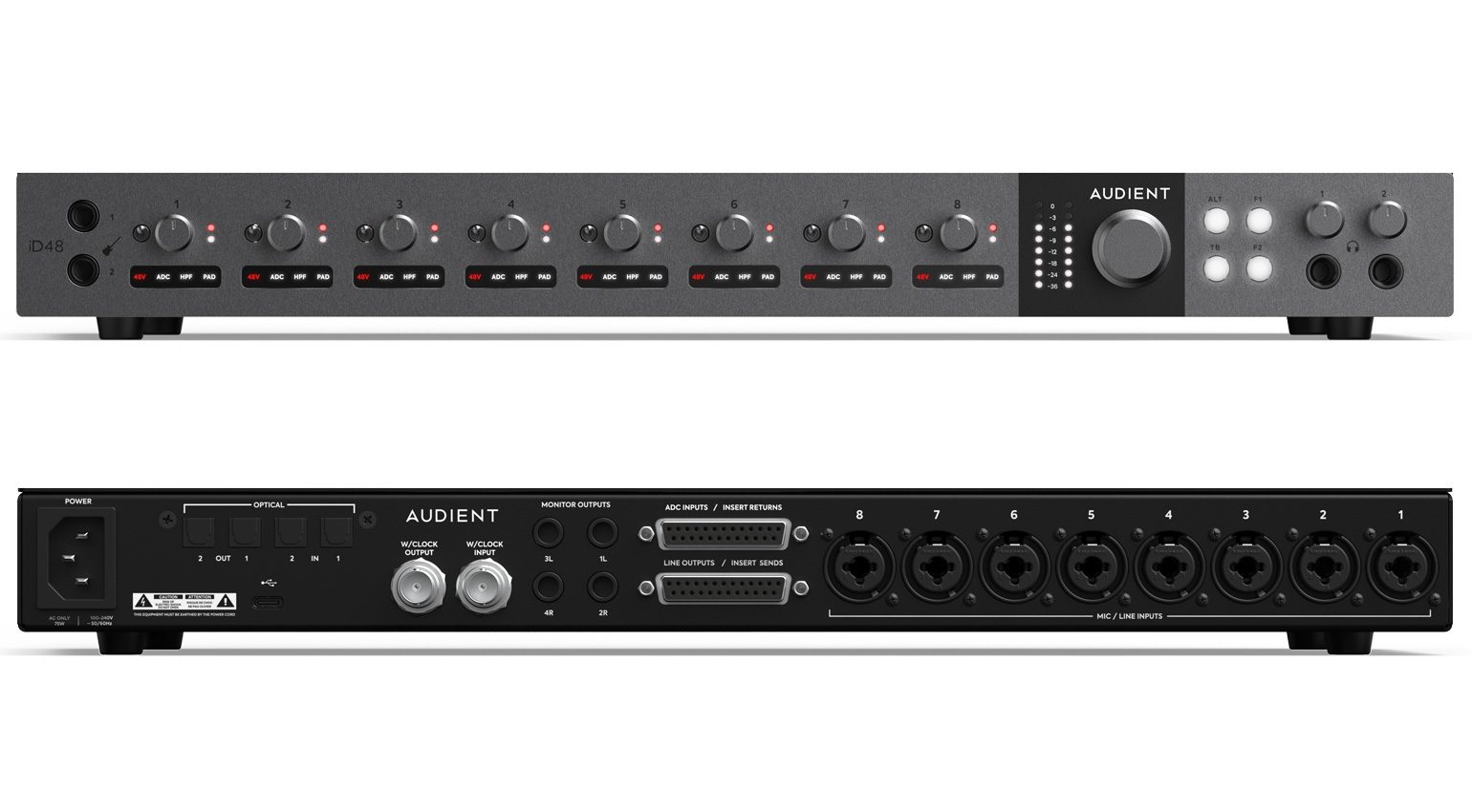 Best audio interfaces 2025 Audient iD48 multichannel