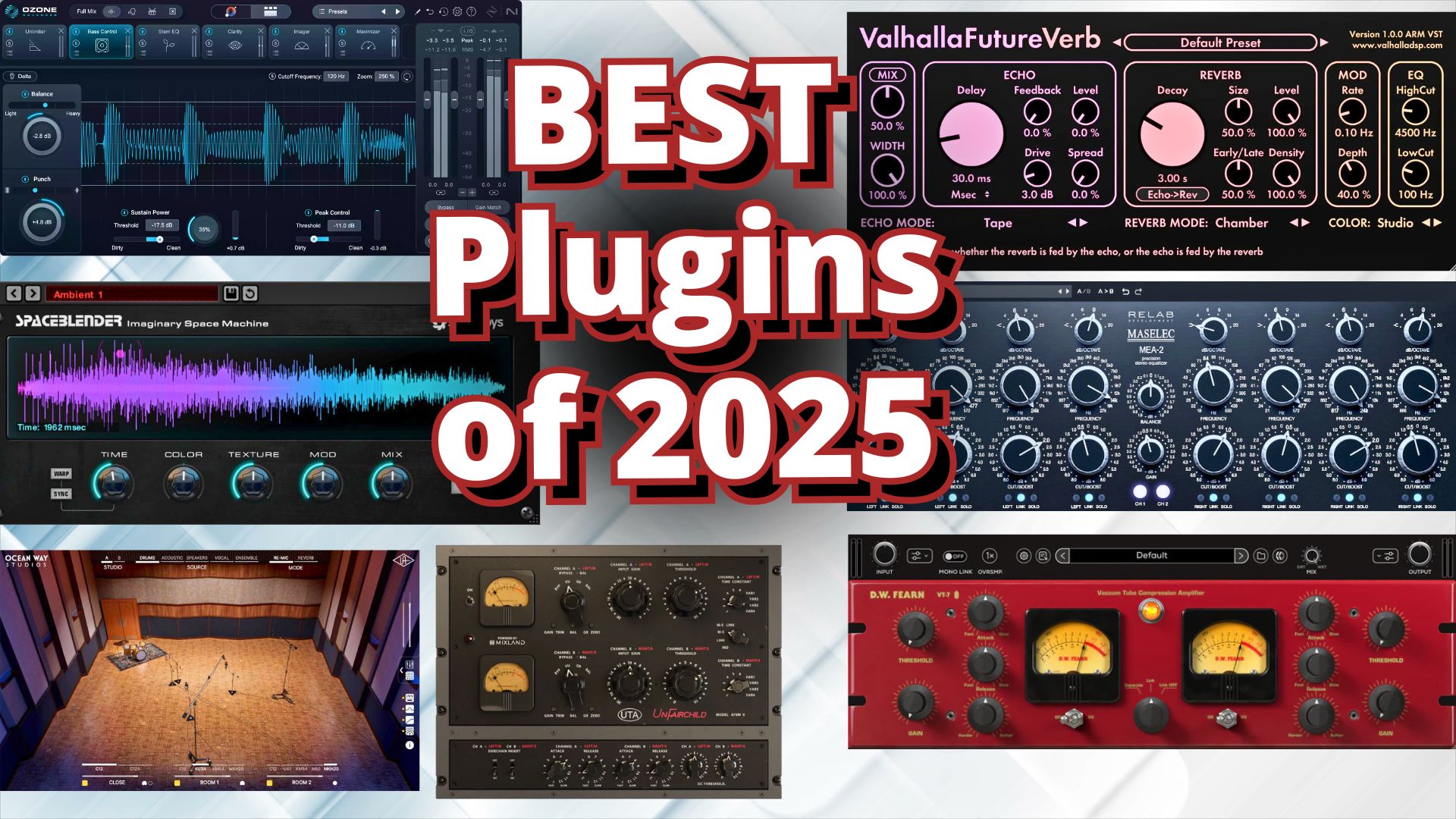 Best plugins of 2025 award winners including Serum 2, FabFilter Pro-Q 4, and more
