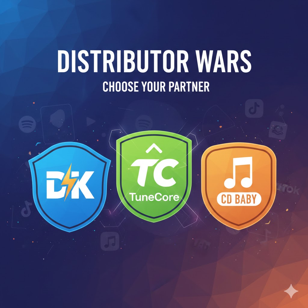 DistroKid vs TuneCore vs CD Baby pricing comparison 2025