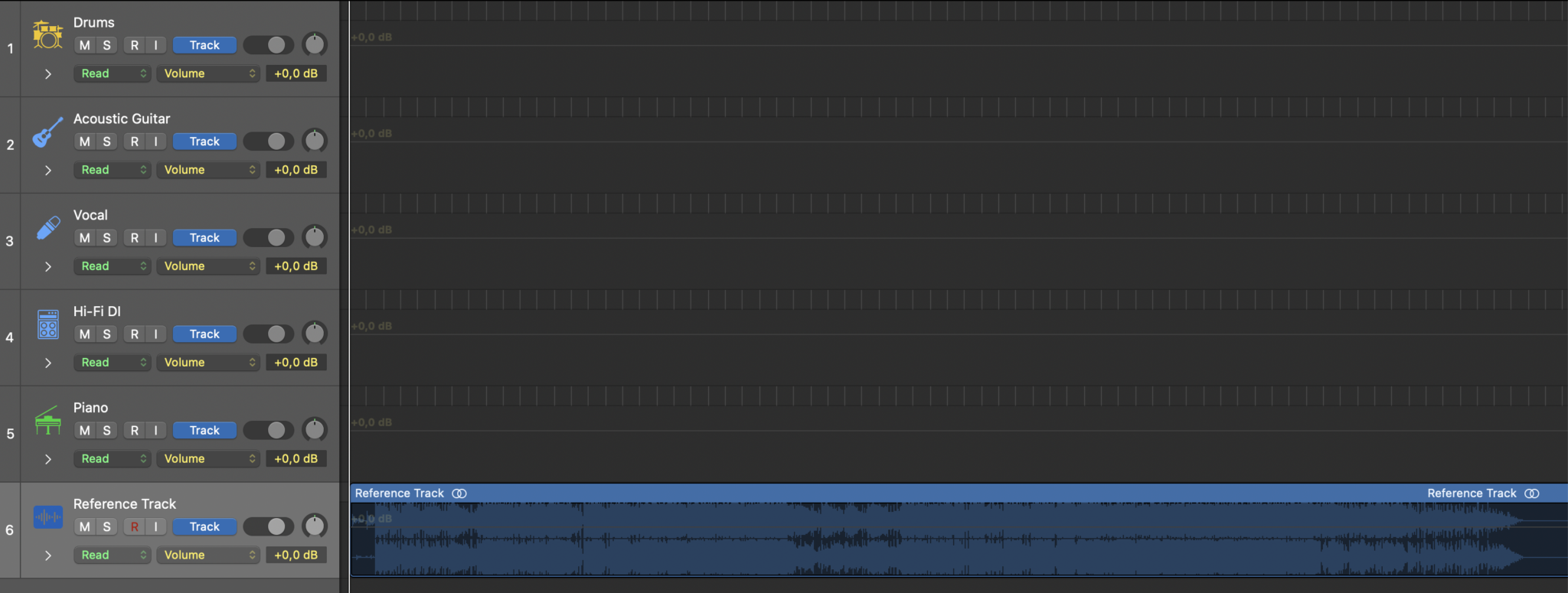프로페셔널 믹스 템플릿 레퍼런스 트랙 라우팅