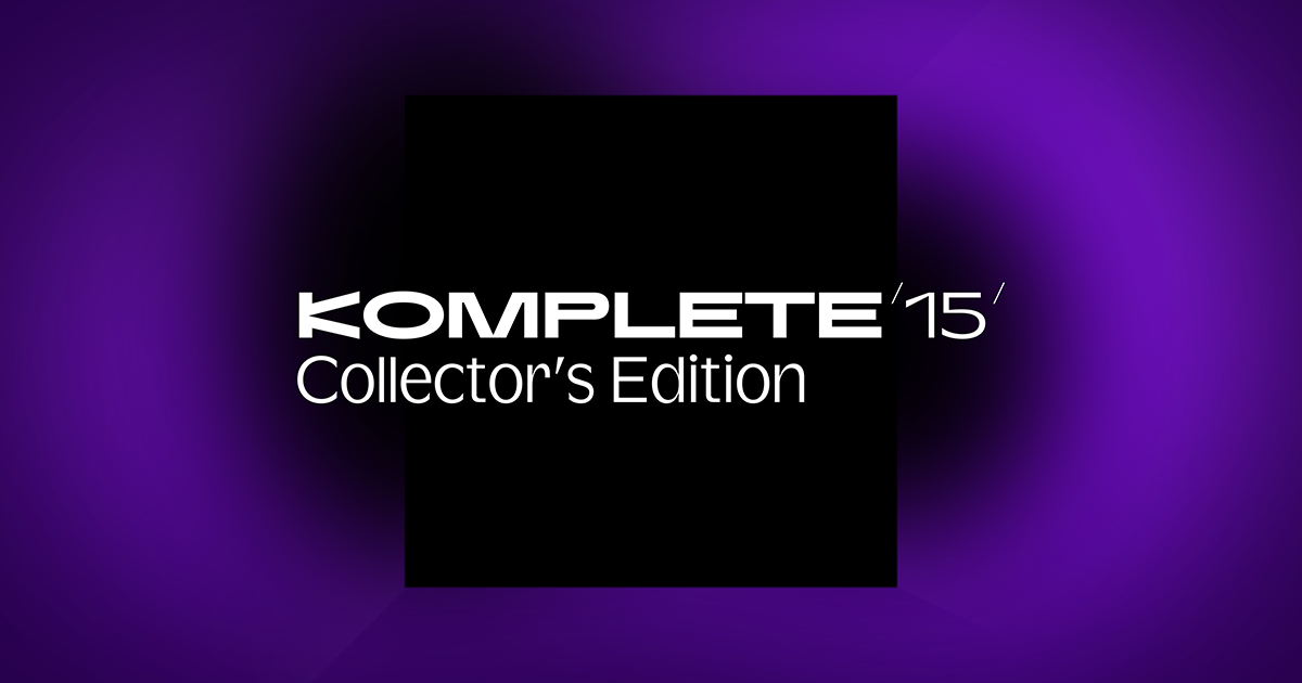 Komplete 15 Collectors Edition 제품 라인업 개요