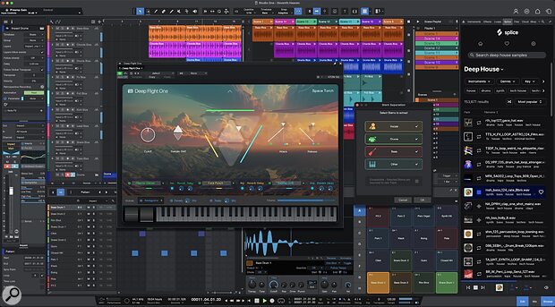 Studio One 7 AI stem separation interface