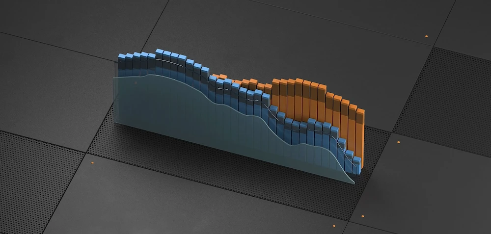 레퍼런스 트랙 믹싱 스펙트럼 분석 비교