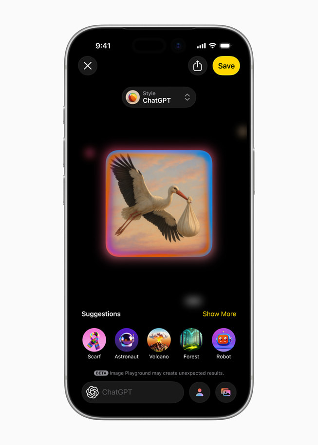 Image Playground enhancements with ChatGPT-powered art styles in iOS 26