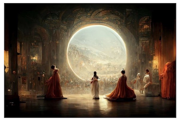 Theatre D'opera Spatial by Jason Allen, AI art copyright case