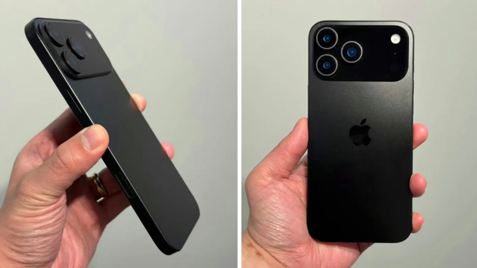 iPhone 17 rumors - Pro camera bar design showing full-width horizontal camera module