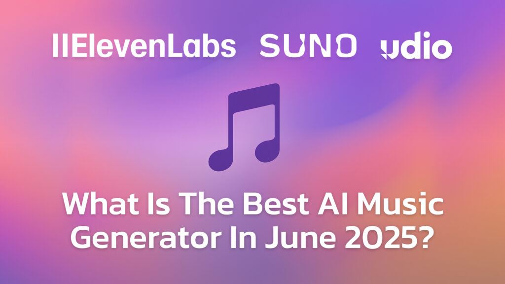 Suno AI vs Udio vs ElevenLabs Music AI music generator comparison