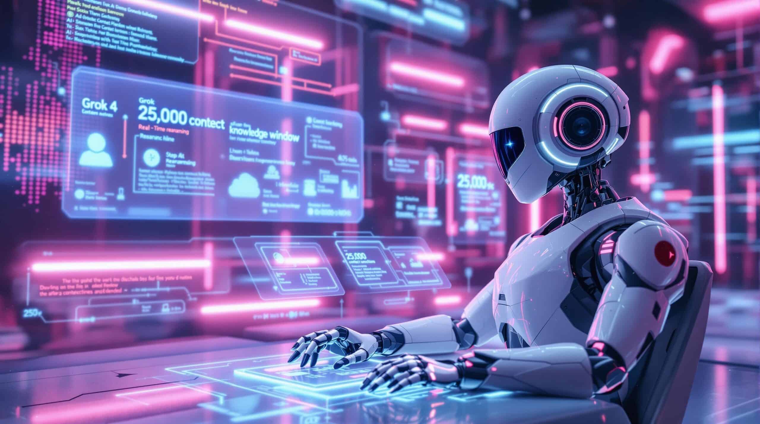 xAI Grok 4 AI model with advanced reasoning capabilities