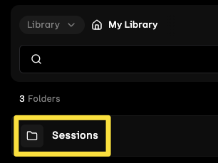 Udio Sessions timeline editing view
